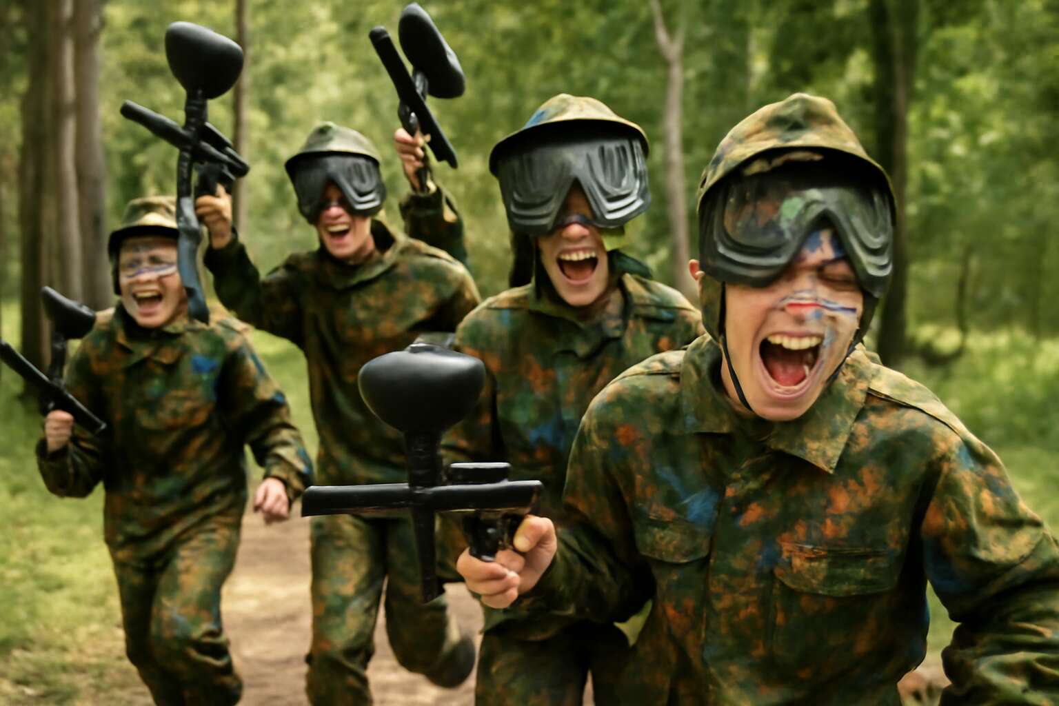 can scouts do paintball