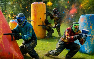 Experience the adrenaline rush and epic battles in this unforgettable paintball game adventure!