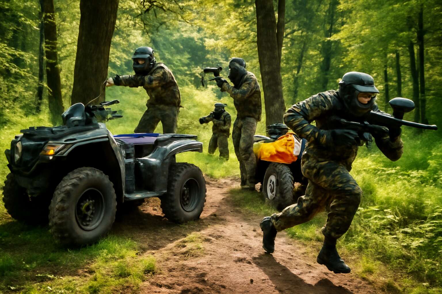 paintball and quad biking near me