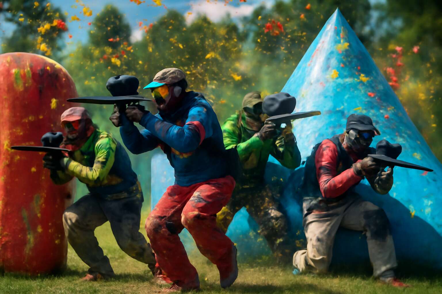 where is paintball most popular