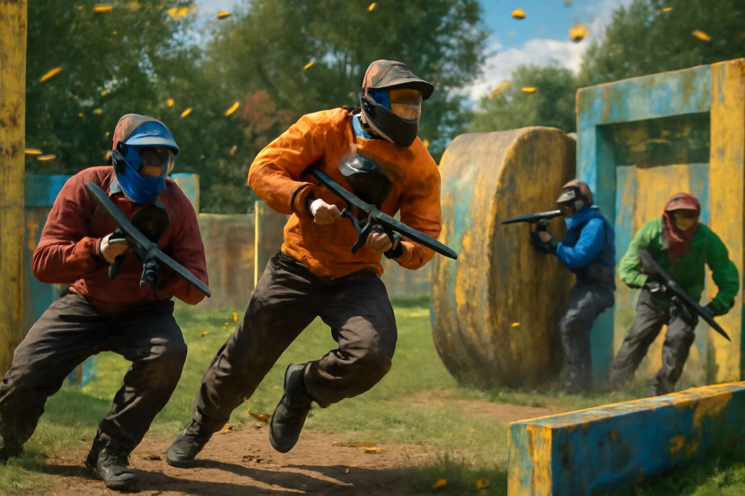 paintball shooting