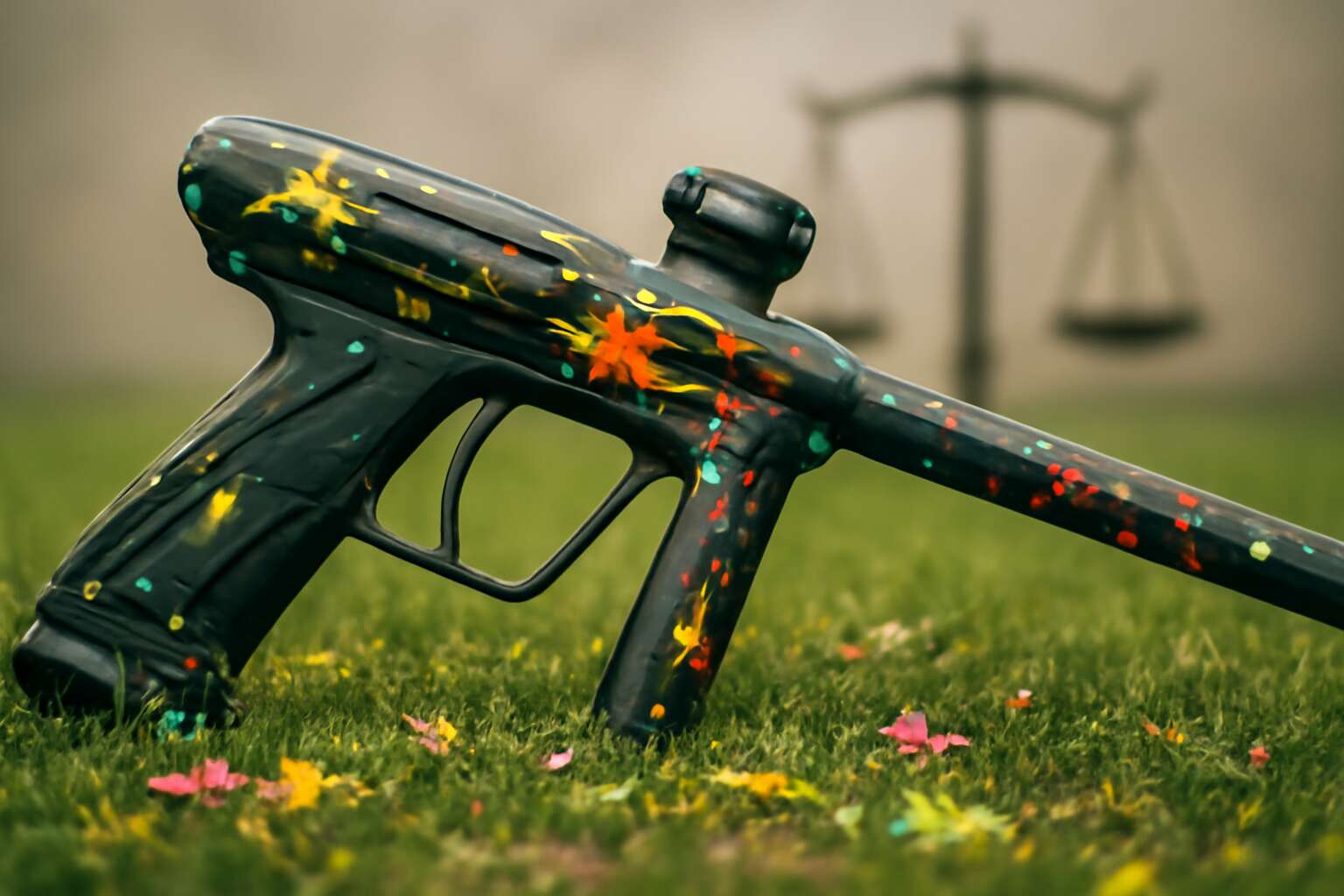 are paintball guns considered firearms