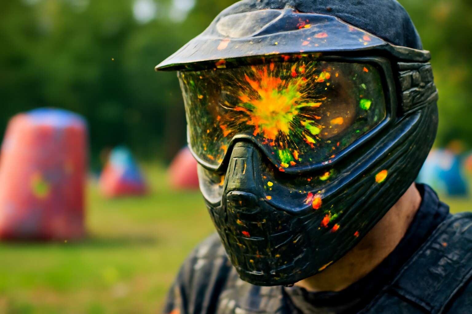 head protection paintball