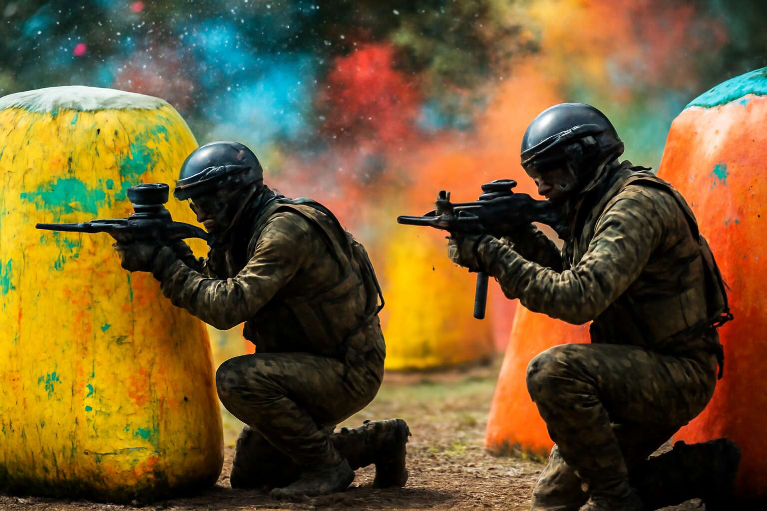 paintball vs airsoft range