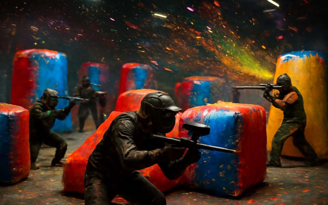 Unleash adrenaline at a paintball arena with tactical thrills and epic battles.