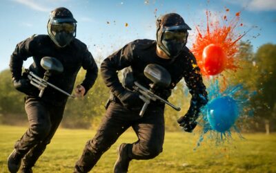 Epic Showdown: paintball with balloons instead of bullets for a splashy, safe thrill