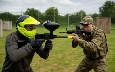 Safety showdown: which is safer paintball or airsoft, risks, and essential tips.