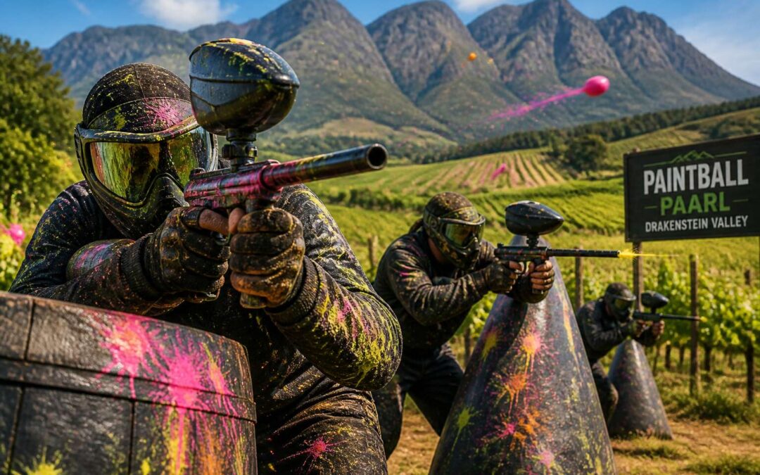 Paintball Paarl: adrenaline, teamwork, and fun for all.
